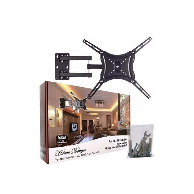 Home Design Wall Bracket – TCL East Africa Kenya Swivel Full Motion TV Wall Bracket